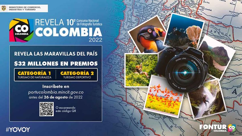 Imagen de apoyo de  Mincomercio invita a inscribirse en la 10 version del Concurso Nacional de Fotografia Revela Colombia