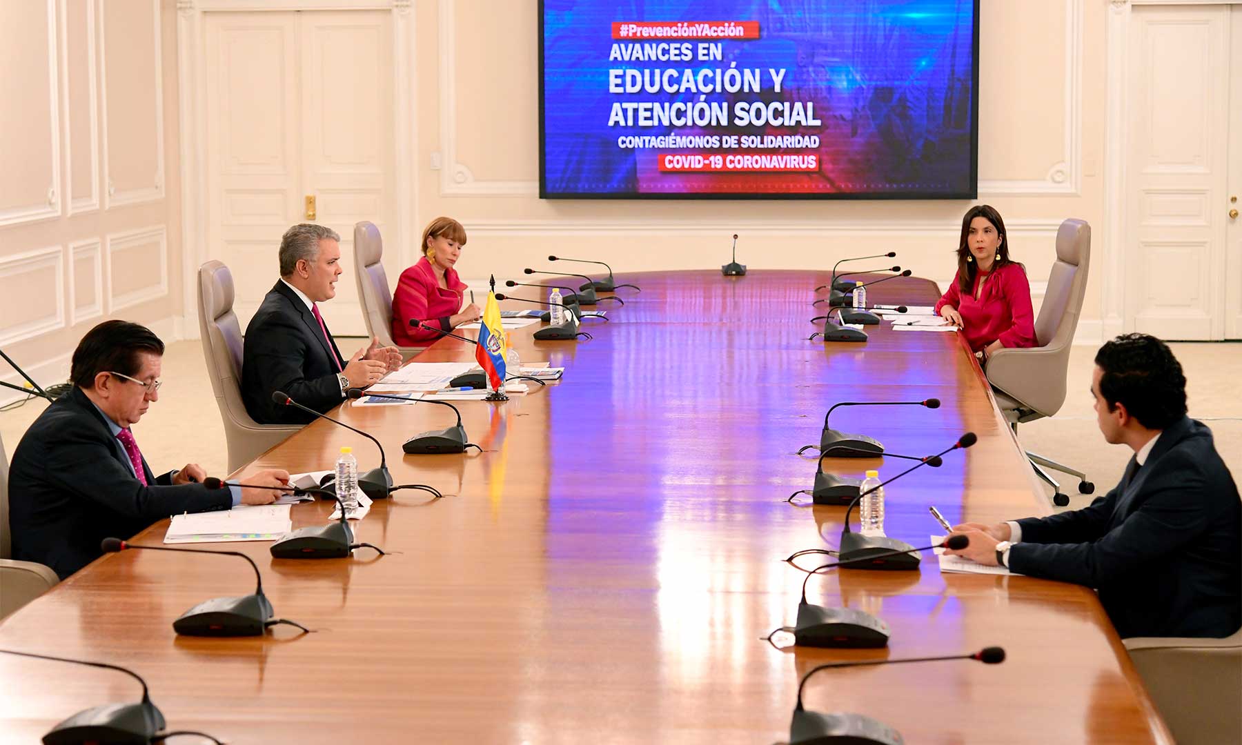 Imagen de apoyo de  Presidente Duque confirma que Corea del Sur apoyara a Colombia con pruebas rapidas y respiradores y compartira su valiosa experiencia en lucha contra el coronavirus