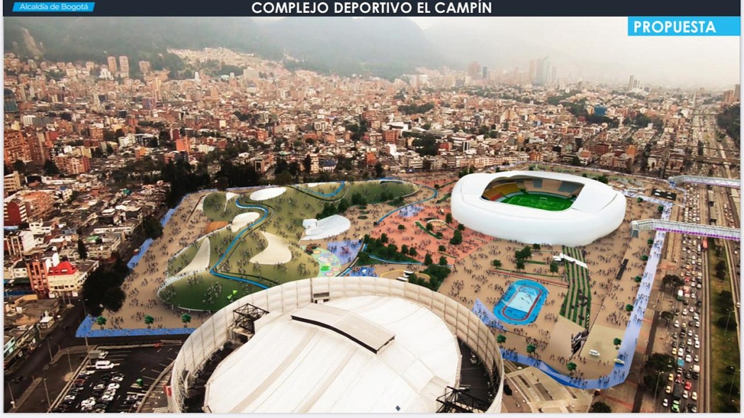 Imagen de apoyo de  Con APP se transformaria el estadio El Campin en moderno complejo deportivo