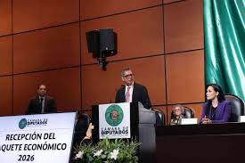 Imagen de apoyo de  Es entregado el paquete economico 2026 al Honorable Congreso de la Union