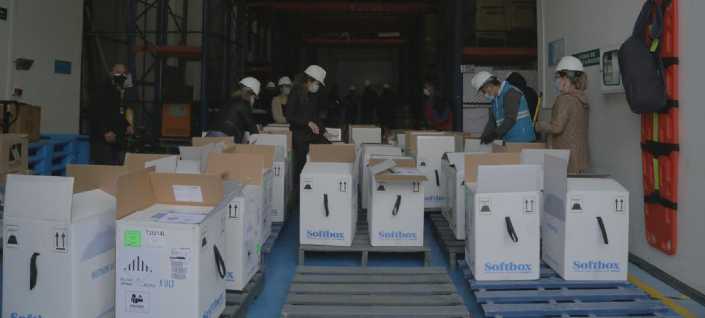 Imagen de apoyo de  Colombia recibio un nuevo lote de vacunas de Pfizer