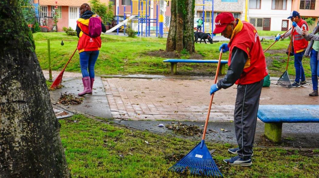 Imagen de apoyo de  Bogota avanza el embellecimiento del espacio publico