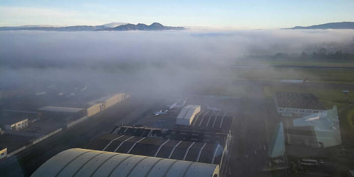 Imagen de apoyo de  Condiciones meteorologicas adversas afectan las operaciones aereas en el pais