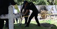 Imagen de apoyo de Diligencia de prospeccion y exhumacion en cementerio de Dabeiba Antioquia por parte de la JEP