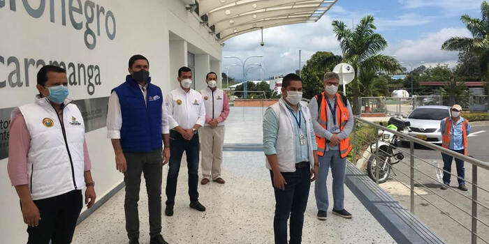 Imagen de apoyo de  Se verifico la implementacion de Protocolo de Bioseguridad en los aeropuertos Camilo Daza y Palonegro