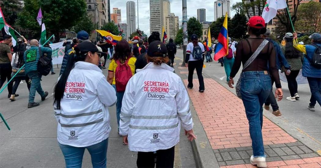 Imagen de apoyo de  Bogota esta lista para gestionar movilizaciones convocadas este 28 y 29 de mayo