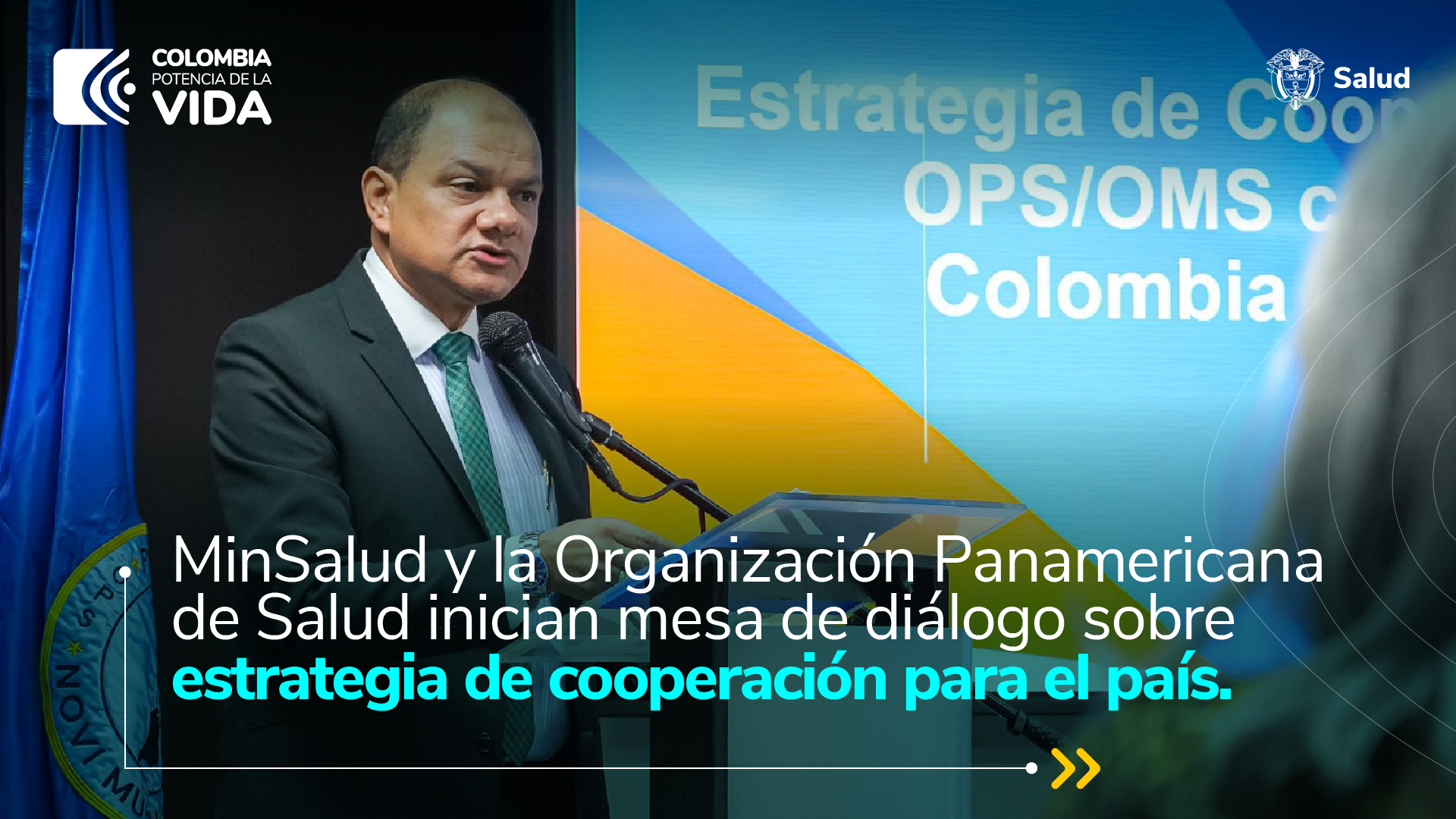 Imagen de apoyo de MinSalud y la Organizacion Panamericana de Salud inician mesa de dialogo sobre estrategia de cooperacion para el pais