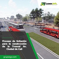 Imagen de apoyo de Proceso de licitacion para la construccion de la Troncal Av Ciudad de Cali