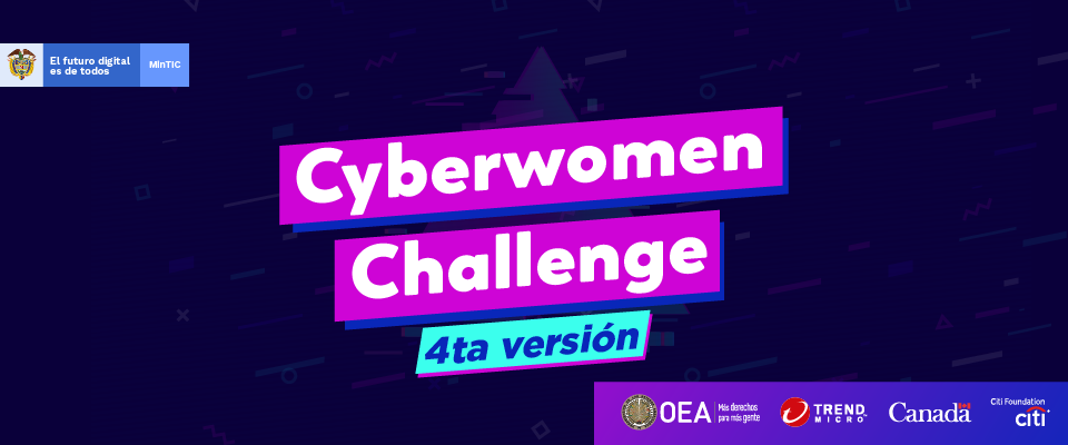 Imagen de apoyo de  MinTIC abre convocatoria para que mujeres con habilidades en seguridad informatica participen del Cyberwomen Challenge
