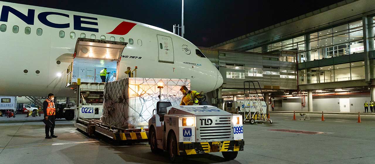 Imagen de apoyo de  Llegaron este domingo 11 millones de vacunas de Sinovac adquiridas por el sector privado