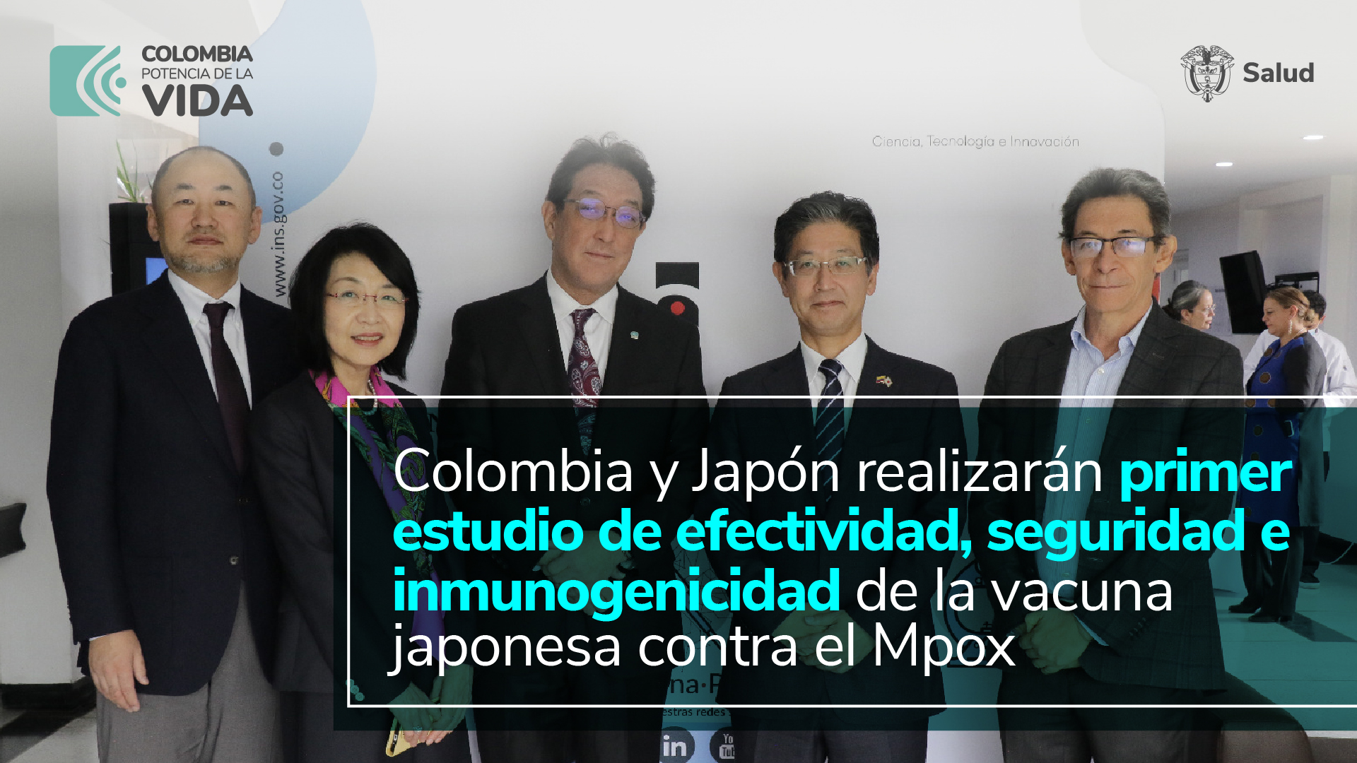 Imagen de apoyo de  Colombia y Japon realizaran primer estudio de efectividad seguridad e inmunogenicidad de la vacuna japonesa contra el Mpox