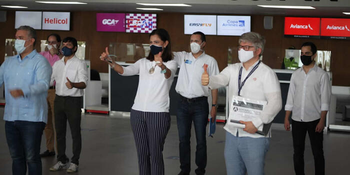 Imagen de apoyo de  Gobierno Nacional certifico como Aeropuerto Internacional al Ernesto Cortissoz de Barranquilla y reactiva vuelos domesticos de pasajeros desde  maana