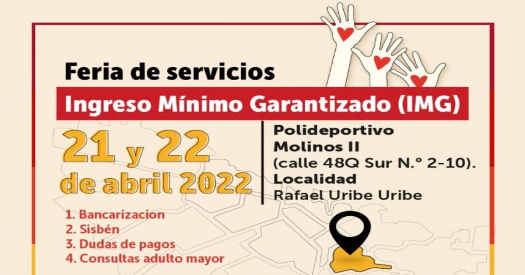 Imagen de apoyo de  Llega la primera Feria de Servicios de Ingreso Minimo Garantizado de 2022