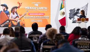 Imagen de apoyo de  Se continuan abiertas las inscripciones a Mexico canta por la paz y contra las adicciones en donde han sido registrados 10415 jovenes en Mexico y EEUU