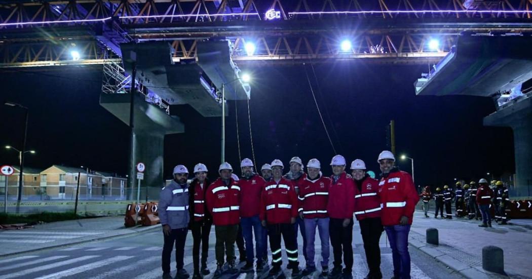 Imagen de apoyo de  Avanza construccion viaducto de Linea 1 del Metro de Bogota en av Guayacanes