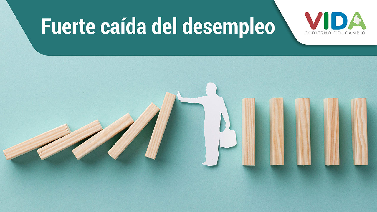 Imagen de apoyo de  Caida del desempleo indica que modelo economico del Gobierno es acertado