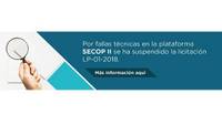 Imagen de apoyo de Suspension licitacion LP012018