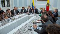 Imagen de apoyo de  Alcalde de Bogota y alcaldes locales acuerdan acciones para sacar adelante obras de la Nueva Bogota