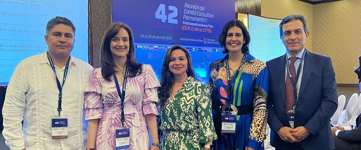 Imagen de apoyo de Ministra TIC participara en el Comite Consultivo Permanente de la Comision Interamericana de Telecomunicaciones en Punta Cana