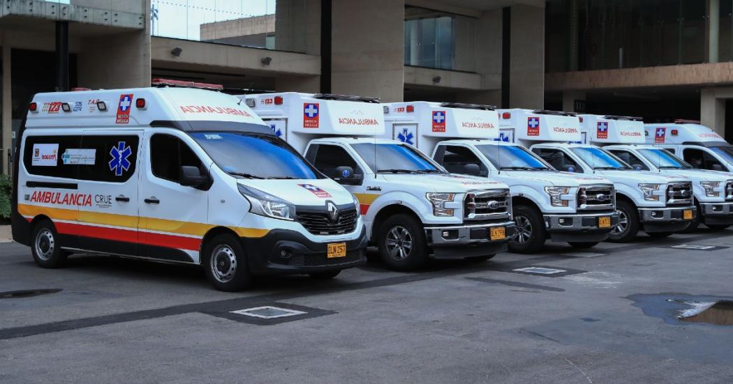 Imagen de apoyo de  Llegan a Bogota mas de 150 ambulancias a reforzar sistema de salud