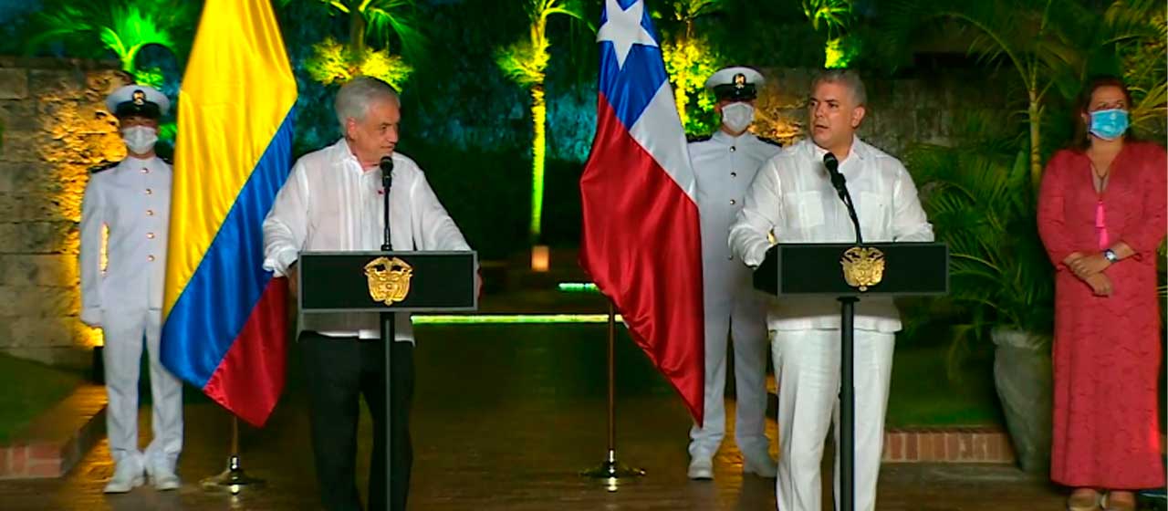 Imagen de apoyo de  Colombia y Chile fortalecen relacion y anuncian que seguiran impulsando alianza estrategica