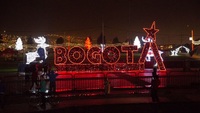 Imagen de apoyo de Se enciende la Navidad en Bogota con el arbol mas grande del pais