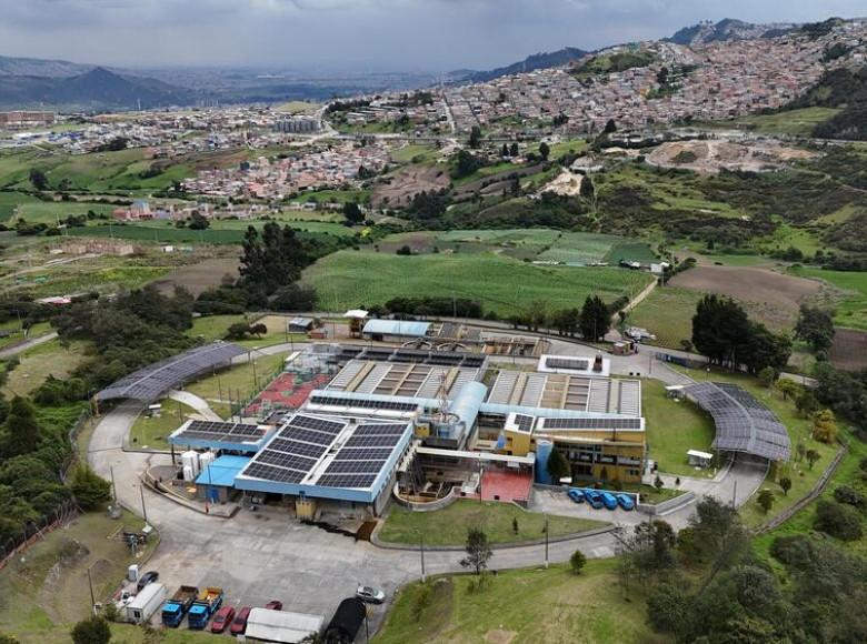 Imagen de apoyo de  Primer sistema de energia fotovoltaica del Acueducto de Bogota