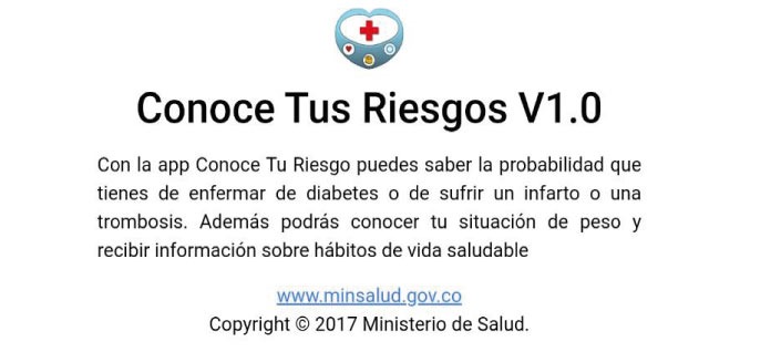 Imagen de apoyo de  App del Minsalud para determinar riesgo de enfermedades
