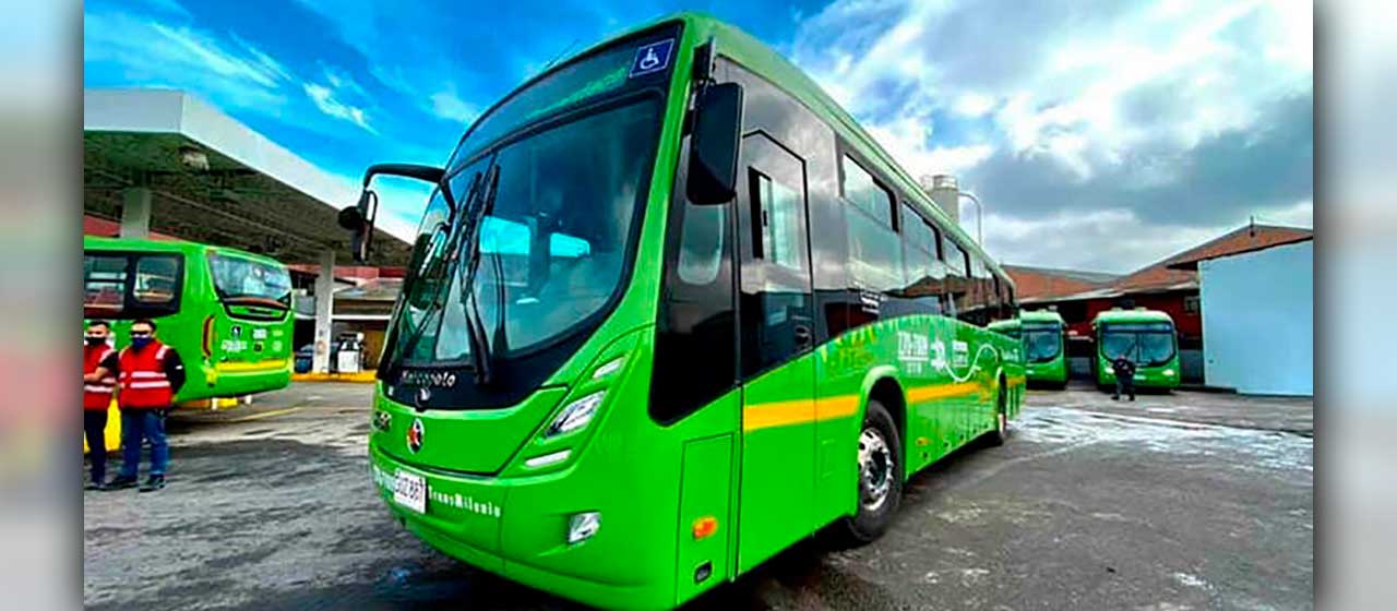Imagen de apoyo de  Colombia tendra la mayor flota de buses electricos en America Latina en 2022