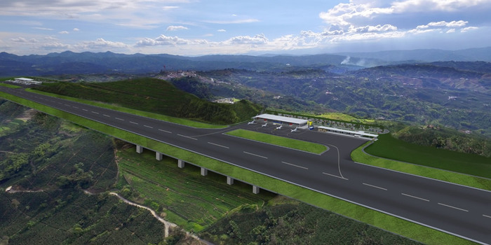 Imagen de apoyo de Cerro la primera Convocatoria Abierta para la contratacion de la Fase 1 del Proyecto Aeropuerto del Cafe