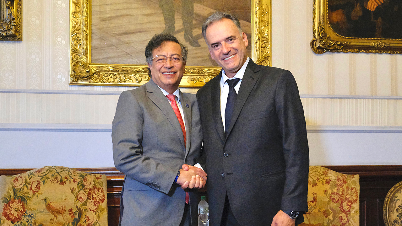 Imagen de apoyo de  Unidad de los paises de Suramerica y la integracion tecnologica de Colombia y Uruguay los temas que trataron los presidentes Petro y Orsi