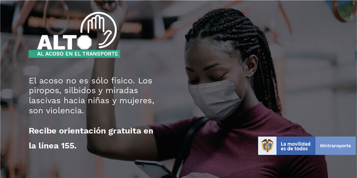 Imagen de apoyo de Sector Transporte promueve campaa en contra del acoso hacia las mujeres en los medios de transporte del pais