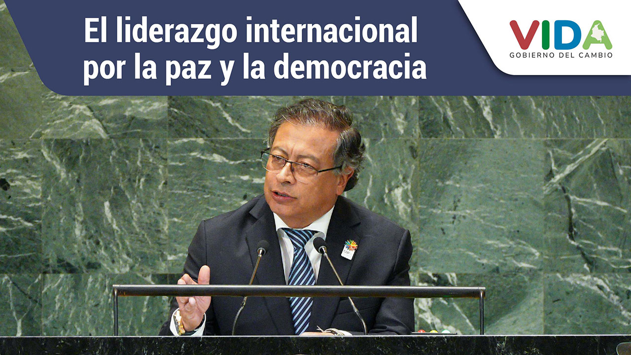 Imagen de apoyo de  El liderazgo internacional por la paz y la democracia