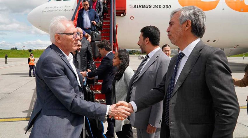 Imagen de apoyo de  Delegacion venezolana llego a Colombia para entablar dialogo binacional