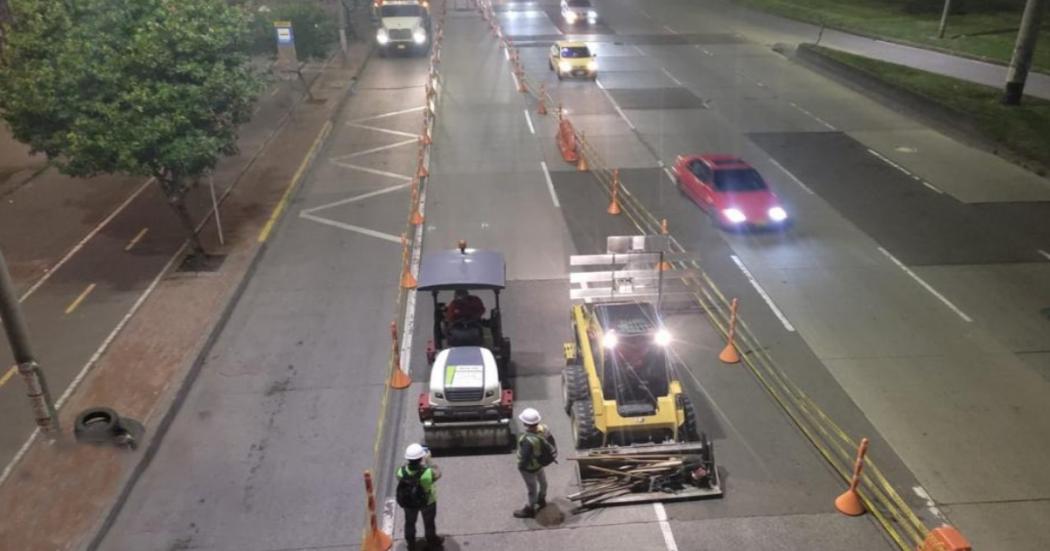 Imagen de apoyo de  IDU inicio obras de reparacion de malla vial en la Autopista Norte en Bogota