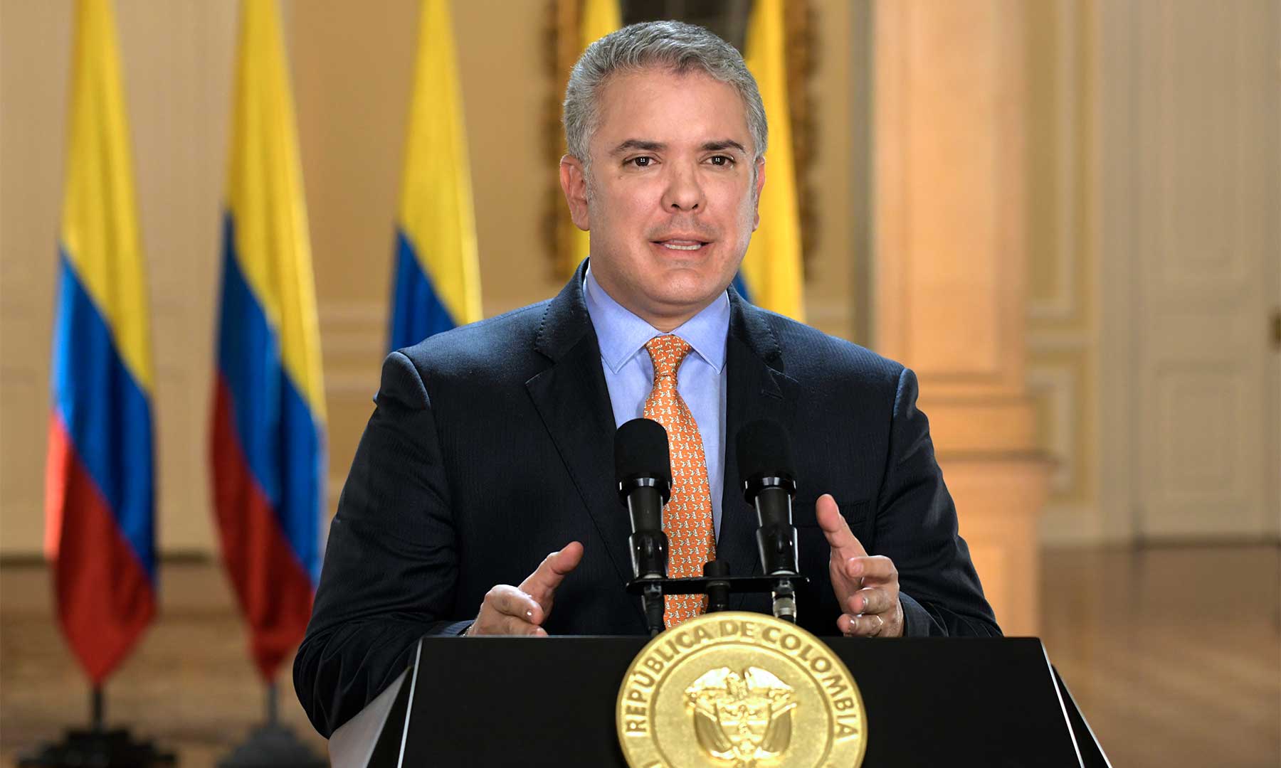 Imagen de apoyo de  Presidente Duque envia mensaje a los colombianos para evitar que se propague el virus y salvemos vidas