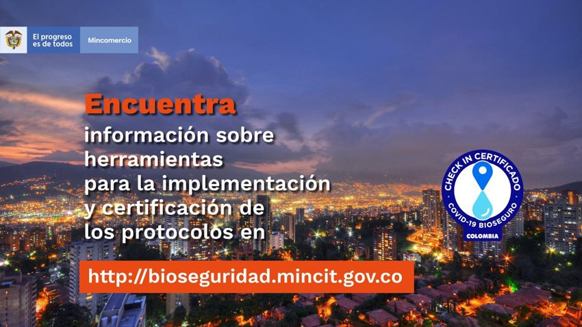 Imagen de apoyo de  Tequendama Suites and Hotel primer prestador de servicios turisticos en obtener el sello de bioseguridad Check in Certificado de MinComercio