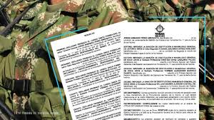 Imagen de apoyo de Procuraduria destituyo e inhabilito a cinco miembros del Ejercito Nacional por la muerte del ciudadano Dimar Torres