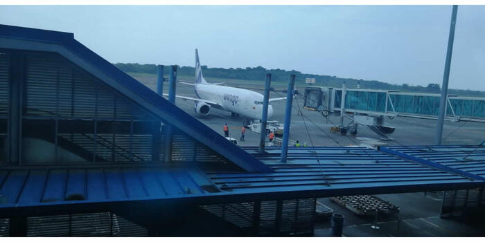 Imagen de apoyo de  Regresaron al pais 163 colombianos en un vuelo de caracter humanitario desde Panama