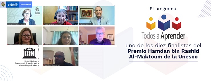 Imagen de apoyo de  La Unesco selecciono al Programa Todos a Aprender PTA como uno de los diez finalistas del Premio Hamdan bin Rashid AlMaktoum