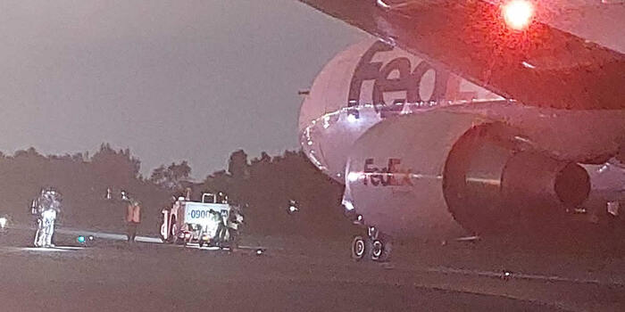 Imagen de apoyo de  Nueva emergencia aerea con avion de FEDEX