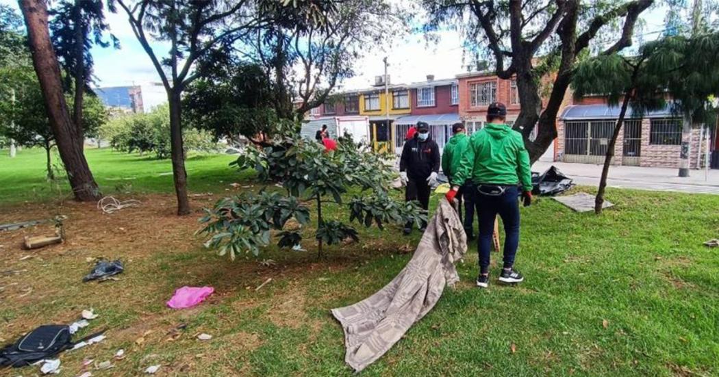 Imagen de apoyo de  Distrito recupero 2130 metros cuadrados de espacio publico en Puente Aranda en Bogota