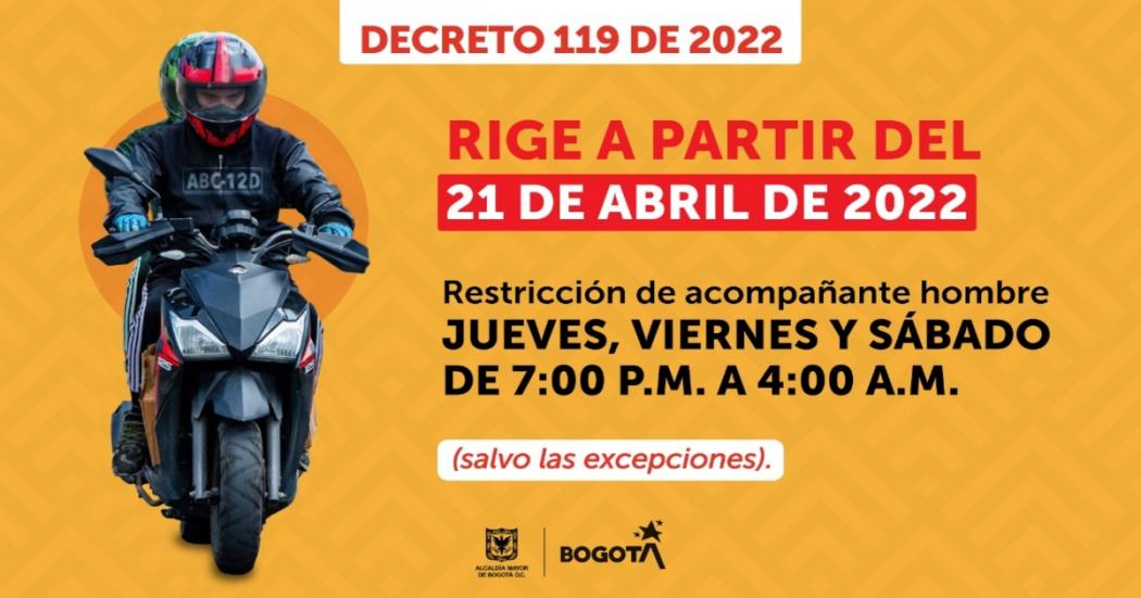 Imagen de apoyo de  Ya empezo a regir la restriccion para acompaante hombre