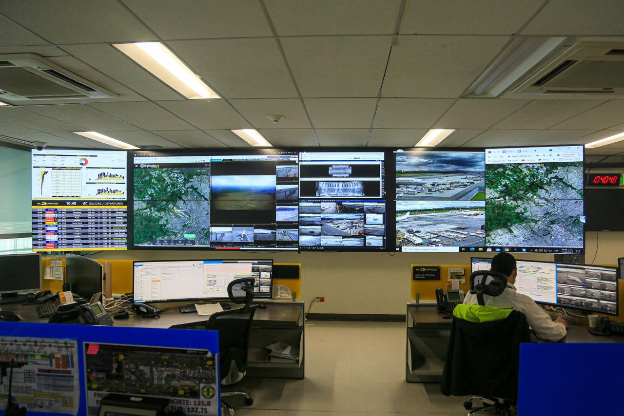 Imagen de apoyo de  El nuevo sistema del aeropuerto el dorado que permite la medicion y el monitoreo del flujo de pasajeros en tiempo real
