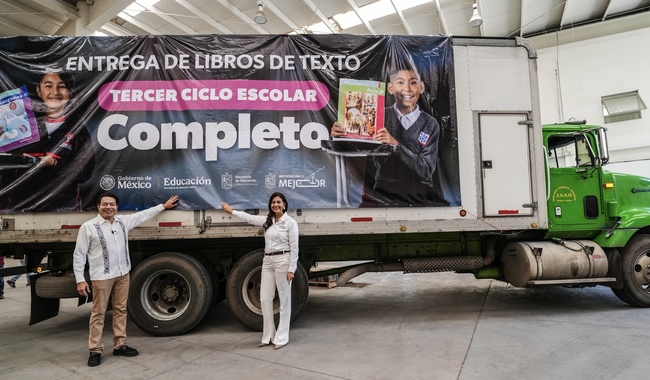 Imagen de apoyo de  Impulsa secretario de Educacion Mario Delgado entrega de 140 millones de Libros de Texto Gratuitos