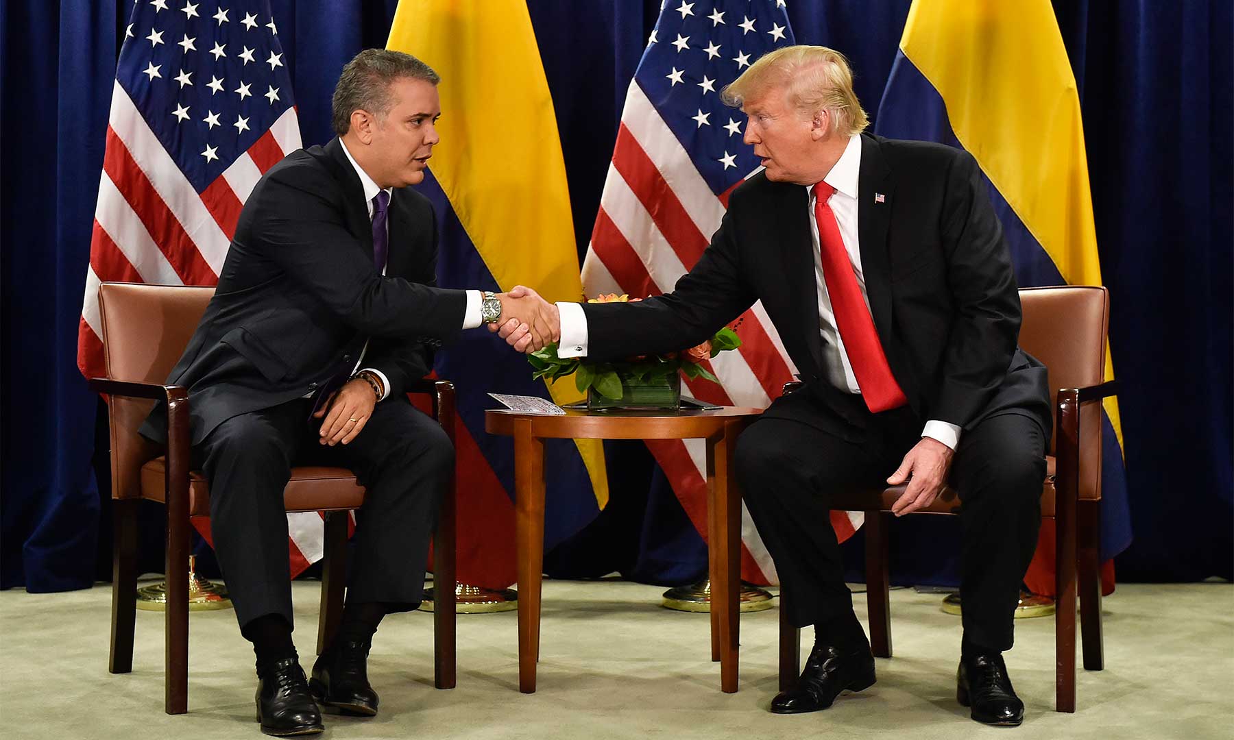 Imagen de apoyo de  EEUU apoyara a Colombia en lucha contra la pandemia asi lo acordaron los presidentes Duque y Trump