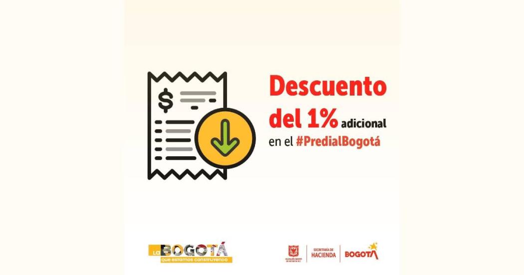 Imagen de apoyo de  Descuento adicional para pago de impuesto predial