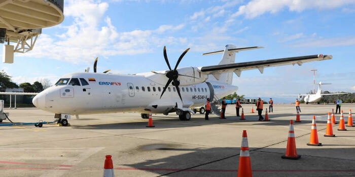 Imagen de apoyo de  Gobierno Nacional entrego primer balance de la operacion aerea de vuelos piloto entre Bucaramanga y Cucuta