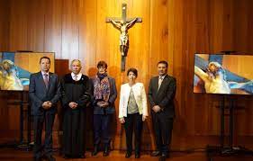 Imagen de apoyo de  Es declarado como bien de interes cultural el Cristo rescatado del holocausto del Palacio de Justicia