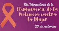 Imagen de apoyo de  Dia Internacional para la Eliminacion de la Violencia contra la Mujer
